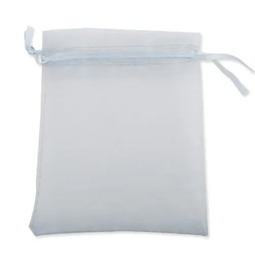 100*120 MM Gray Organza Jewelry Gift Pouch Bags ,Sold 100 PCS Per Lot, Great For Wedding Favors, Sachets, Beads, Jewelry and so on