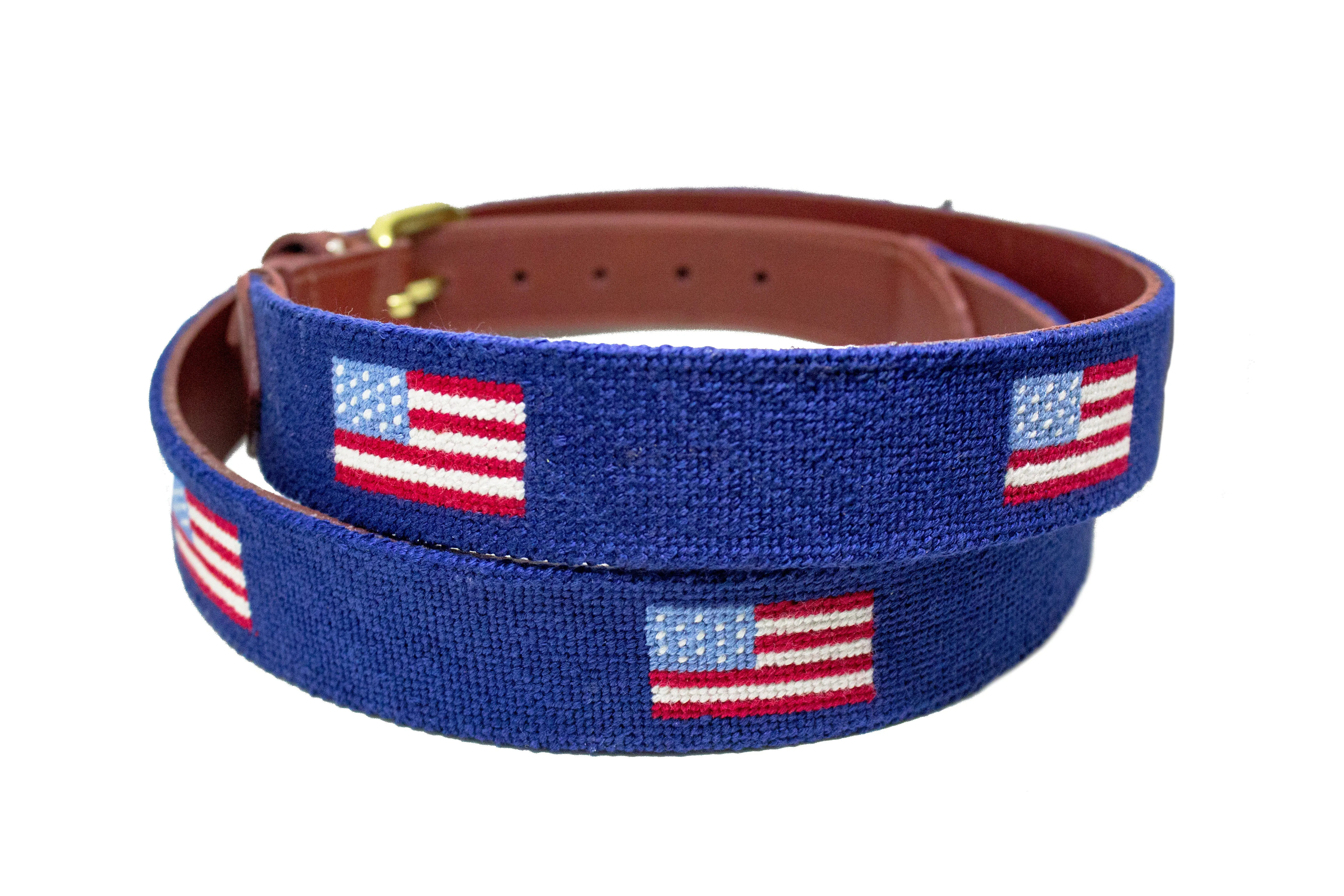 AMERICAN FLAG NAVY NEEDLEPOINT BELT™
