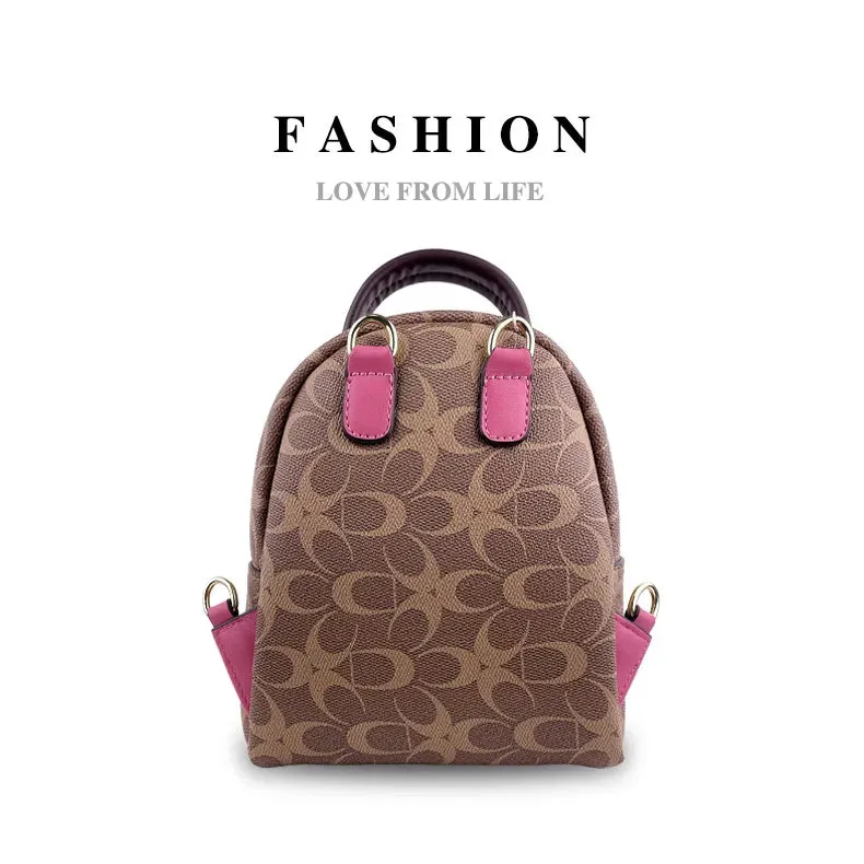 Backpack Bag for Women Fashion Girl Bags Leather Backpacks Luxury Designer Printing Bagpack Cute Travel Bags