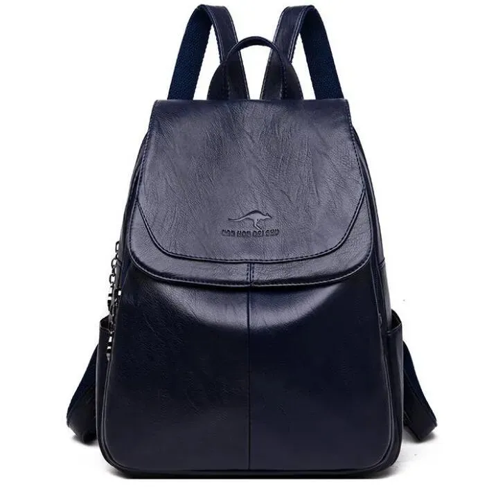 Backpack Style fashion Genuine Leather PU High capacity womens Backpack Outdoor Sport backpacks Cross Body kangaroo travelling bag Shoulder Bags Totes L9468-1