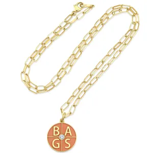 BAGS Initials Pendant