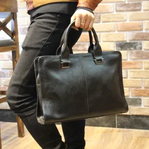Bags leather handbags messenger Computer Crossbody Man soft shoulder new Case bag 13 men's bag Discount coupons briefcase Laptop Men On-time shipping casual