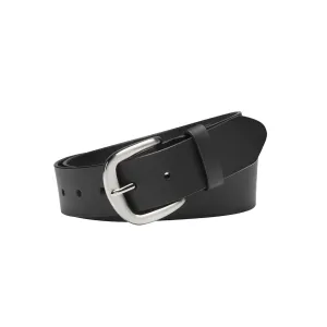 Buckle Men's Cassidy Full Grain Buffalo Leather Belt - Black