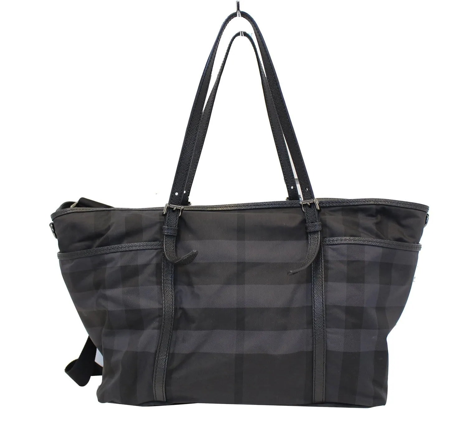 BURBERRY Graceford Tonal Check Diaper Shoulder Bag