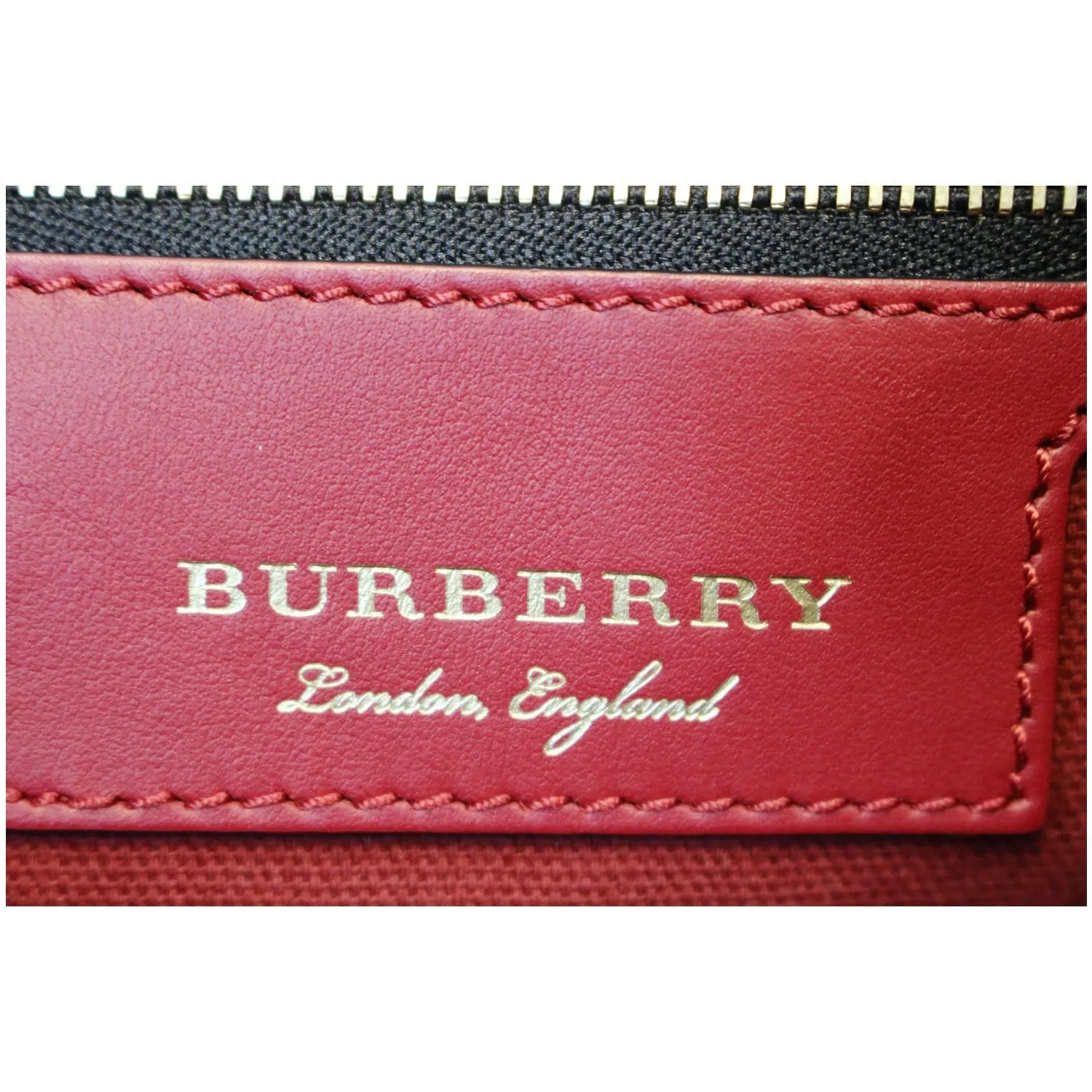 BURBERRY Haymarket Check PVC Tote Shoulder Bag