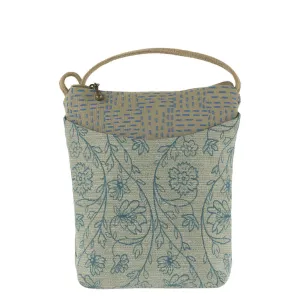 Busy Bee Crossbody in Filigree Teal