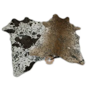 Calfskin with Leopard Print - Size 3ft x 2.5 ft - Premium Quality Calf Hides