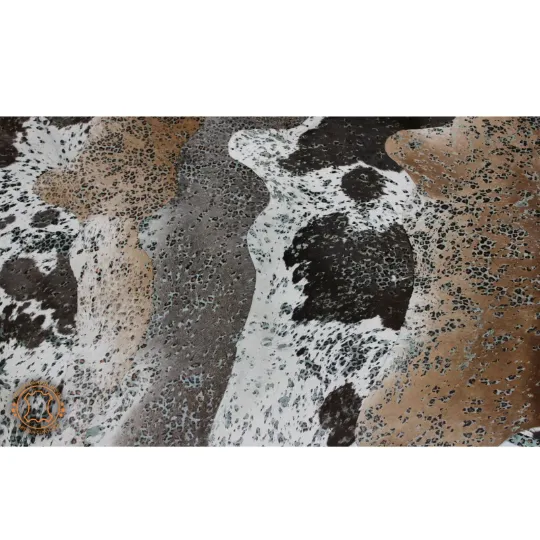 Calfskin with Leopard Print - Size 3ft x 2.5 ft - Premium Quality Calf Hides