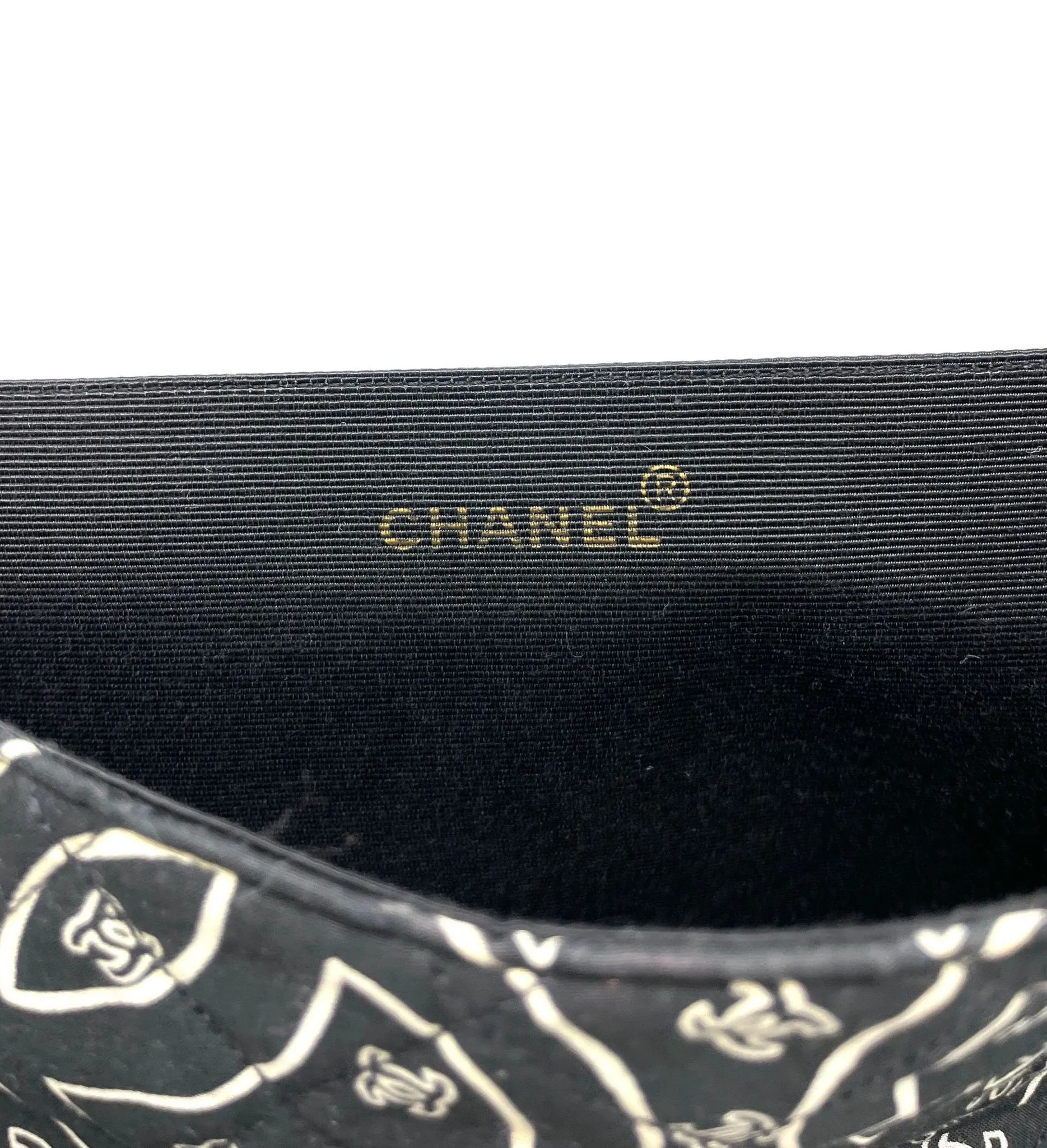 Chanel Black Jumbo Bandana Flap Bag