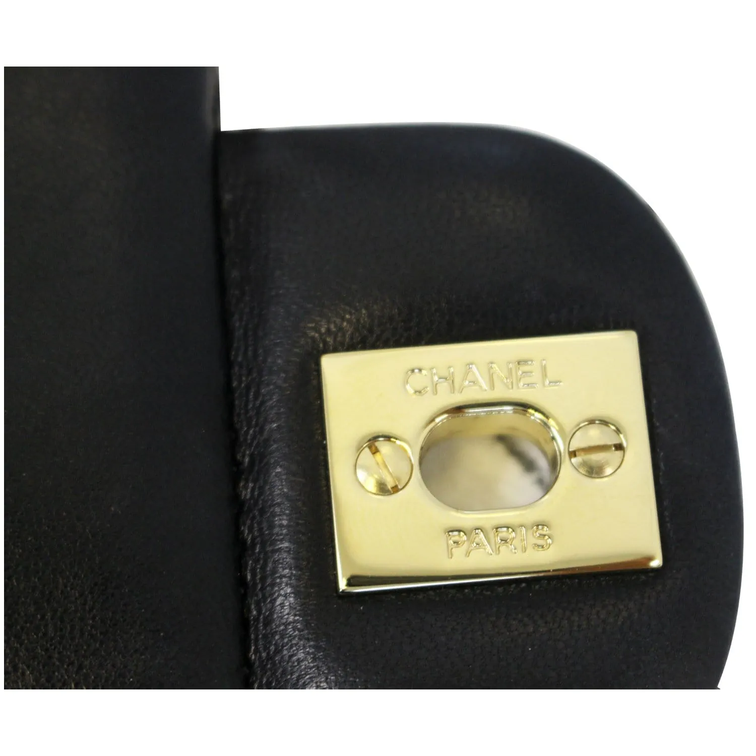 CHANEL Classic Jumbo Quilted Lambskin Leather Double Flap Shoulder Bag