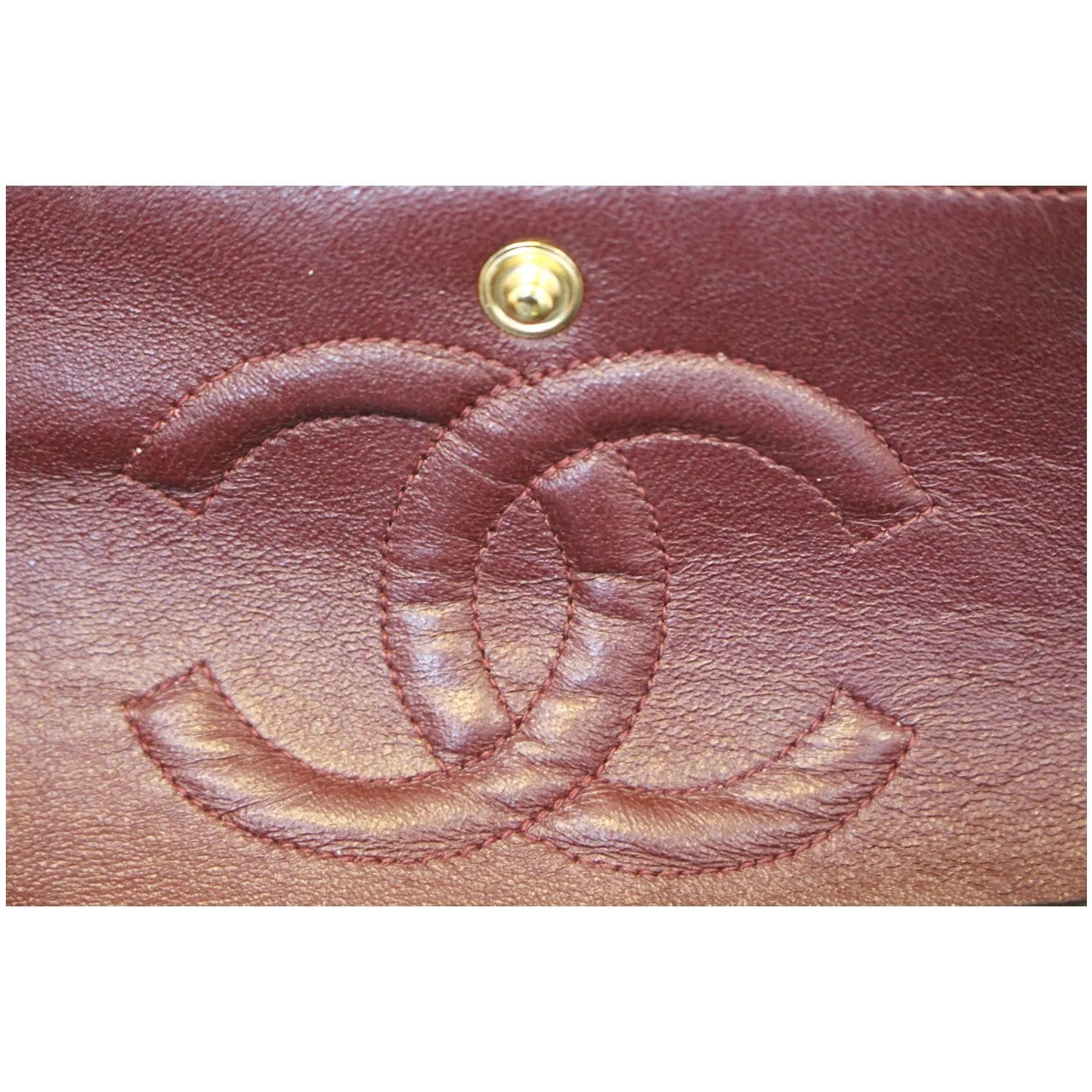 CHANEL Classic Jumbo Quilted Lambskin Leather Double Flap Shoulder Bag