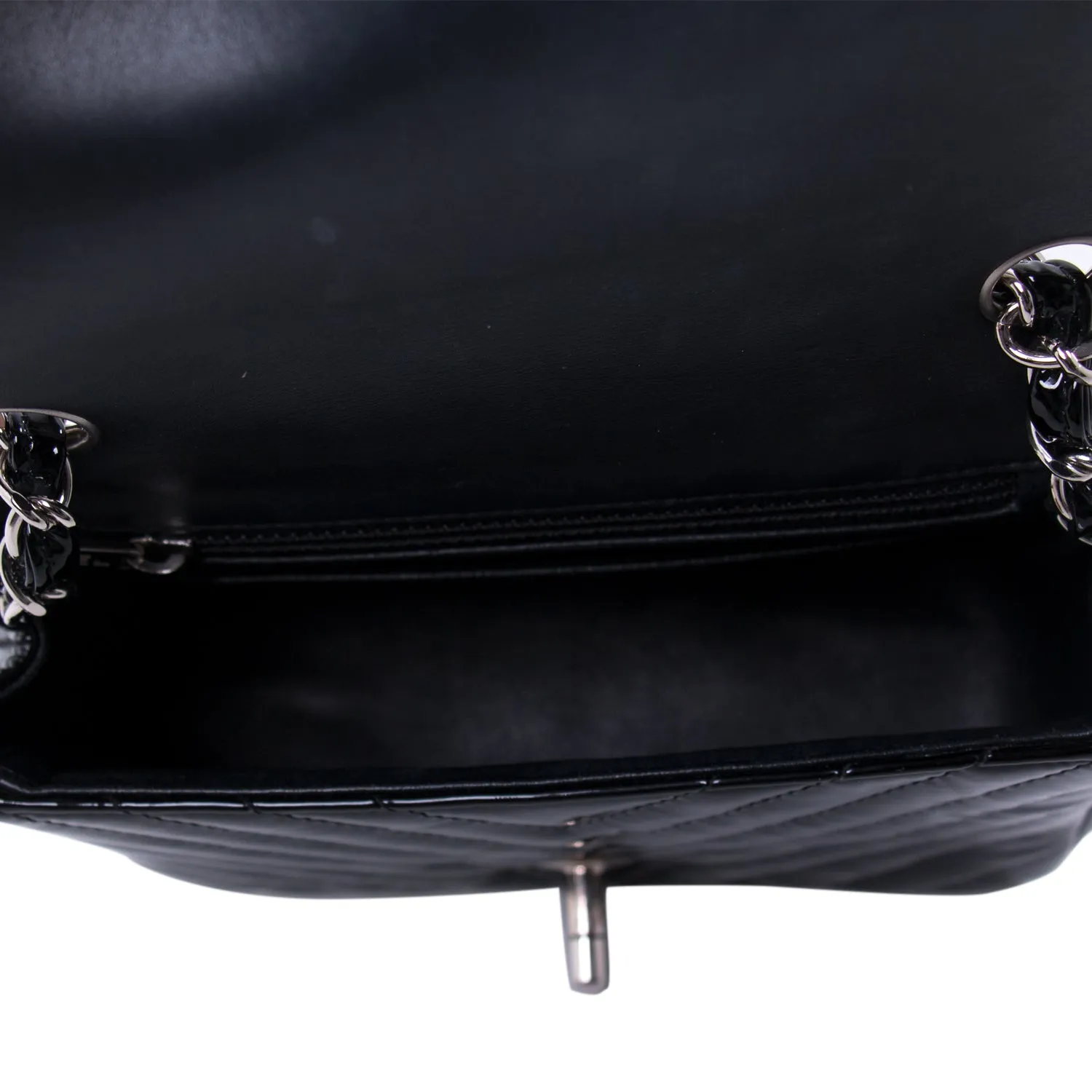 Chanel Classic Mini Square Chevron Flap Bag
