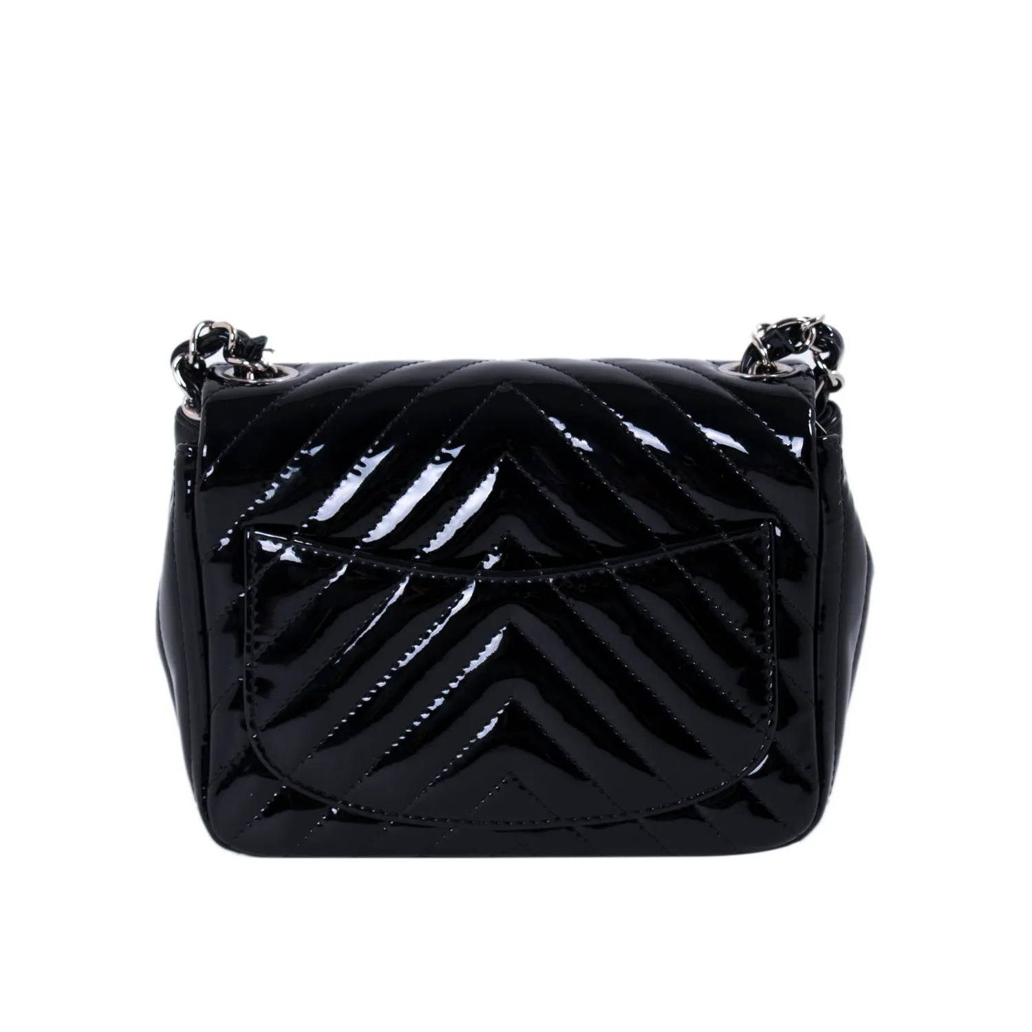 Chanel Classic Mini Square Chevron Flap Bag