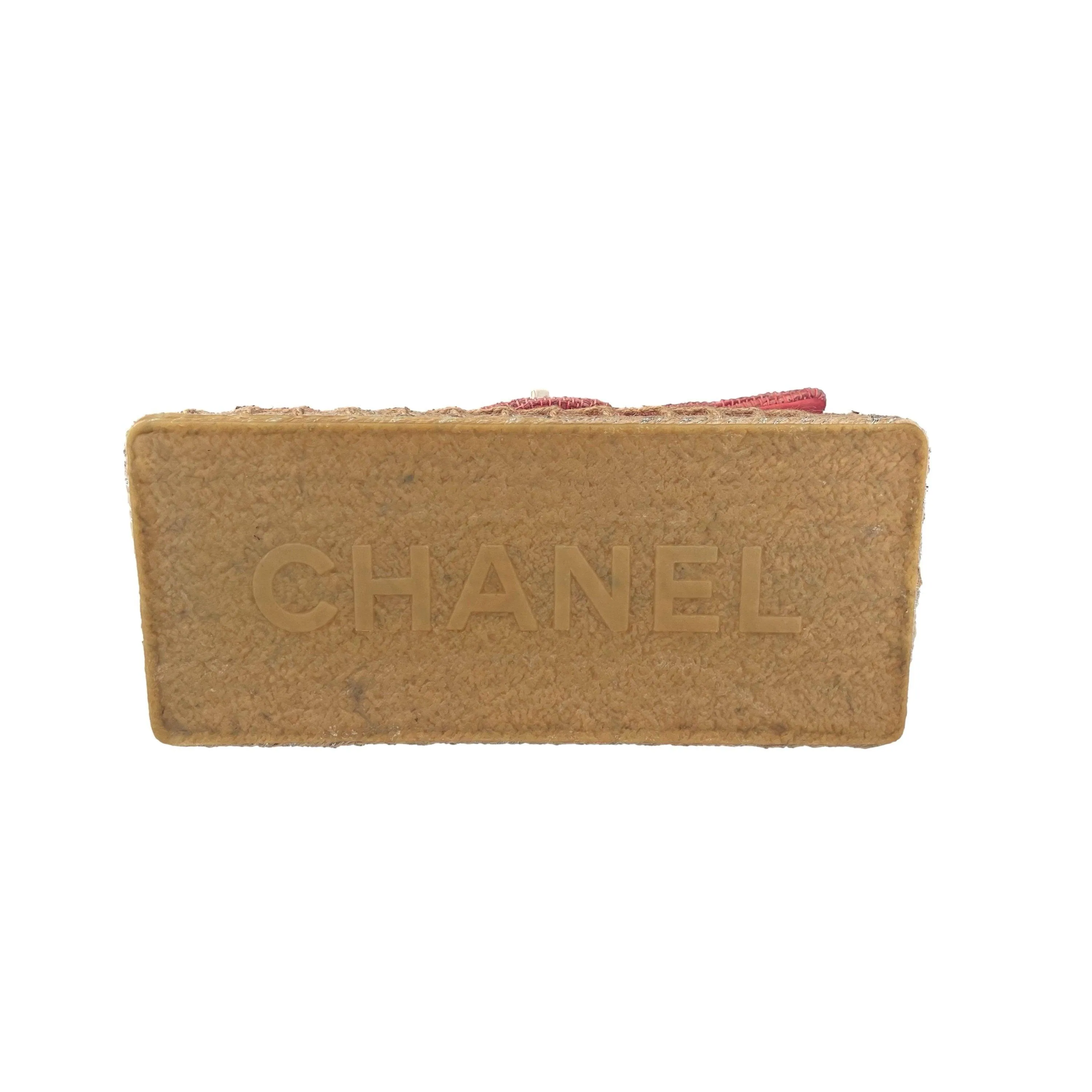 Chanel Pink Tweed Flap Bag