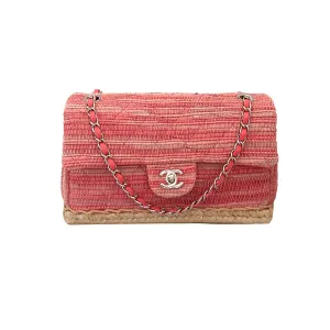 Chanel Pink Tweed Flap Bag