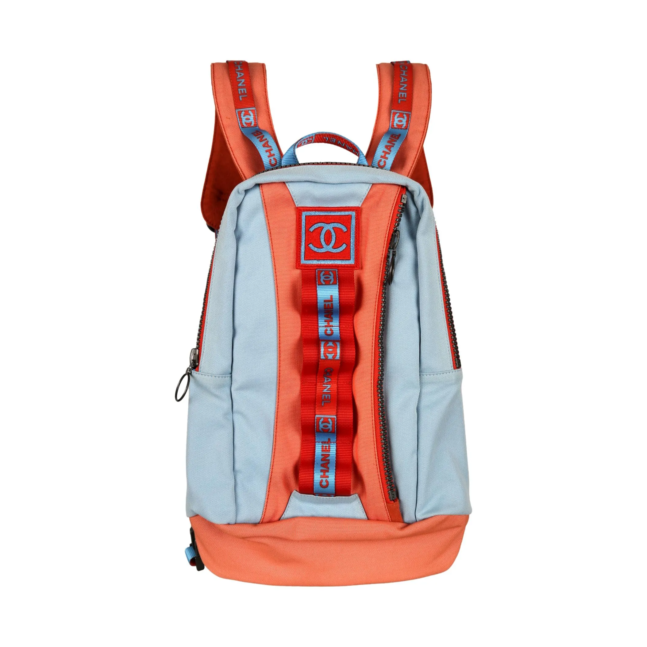 Chanel Sport Blue Logo Backpac
