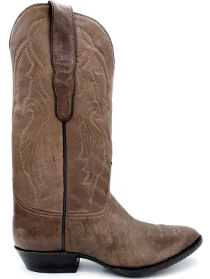 Choco Kangaroo Suede Ranch Tres Outlaws Men's Classic   381