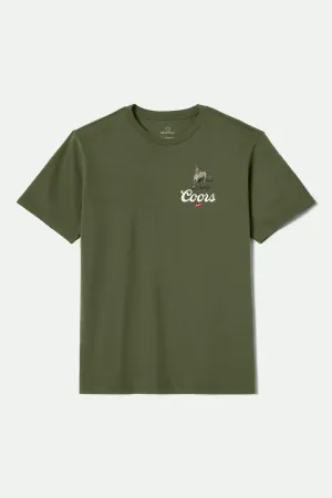 Coors Roam S/S Standard T-Shirt - Olive