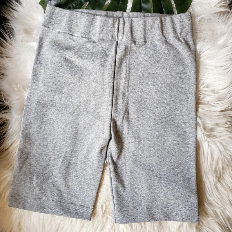 Deadstock Gray Biker Shorts