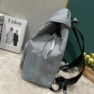 DESIGNERS high quality backpack woman travel bag fashion casual canvas denim flower backpacks classic leather luxury man backpack bag