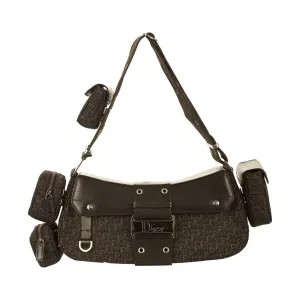Dior Black Logo Columbus Bag