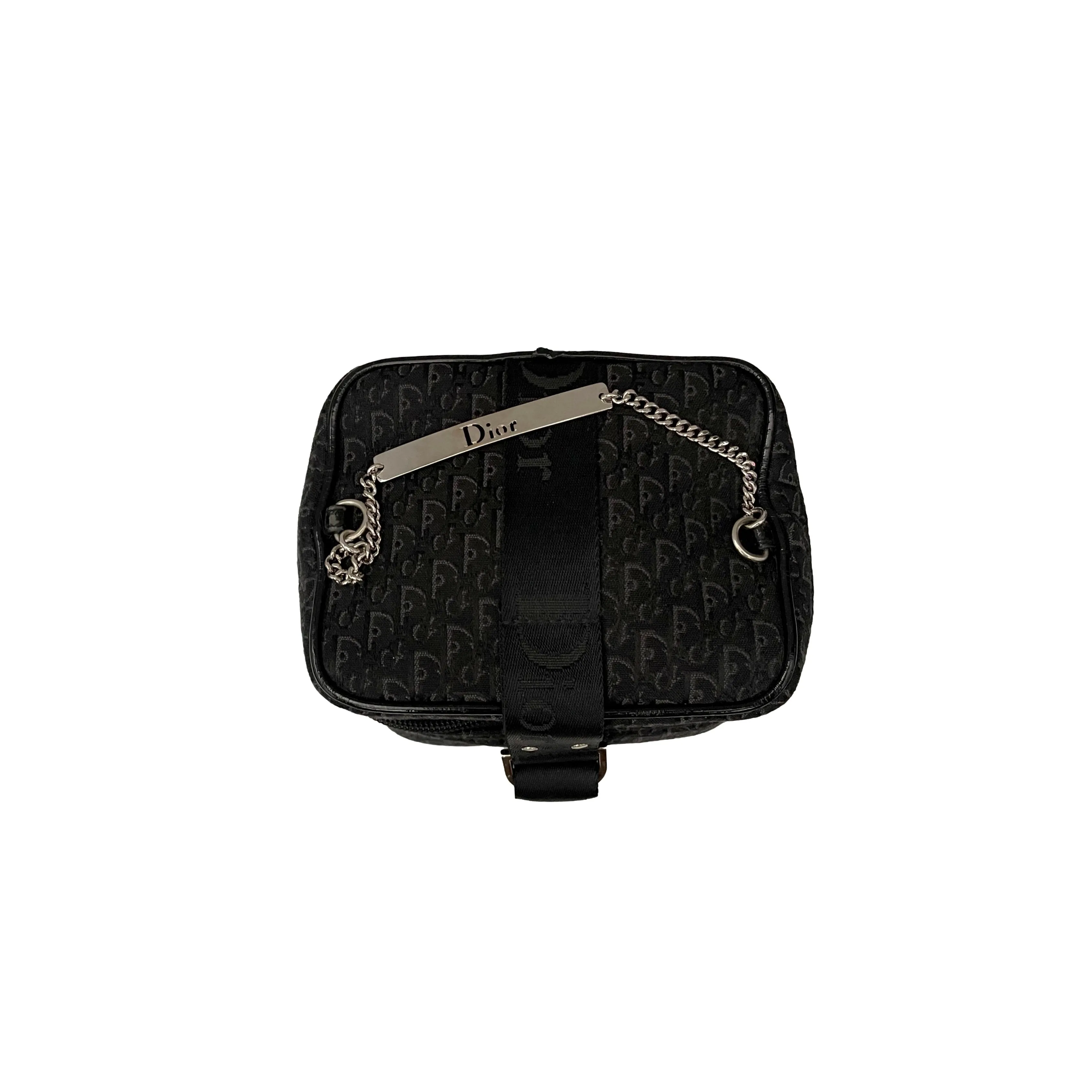 Dior Black Mini Logo Box Bag
