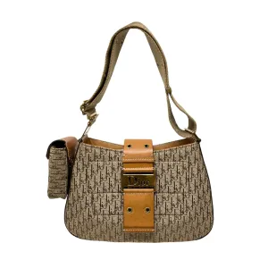 Dior Brown Logo Columbus Bag
