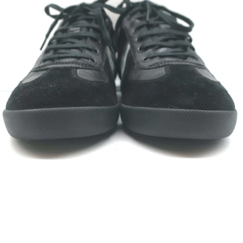 Dior Homme B01 Metallic Low Top Sneakers Black/Silver Size 42.5