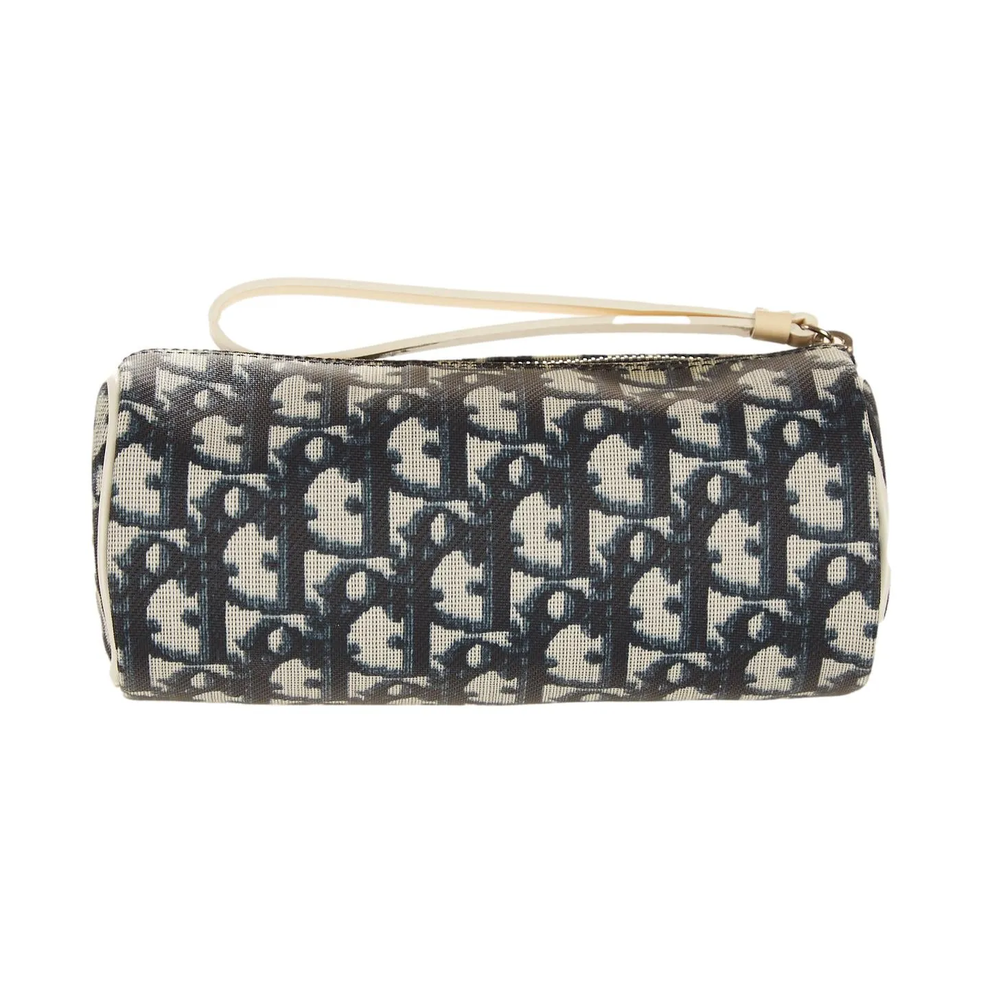 Dior Navy Logo Mini Cylinder Bag