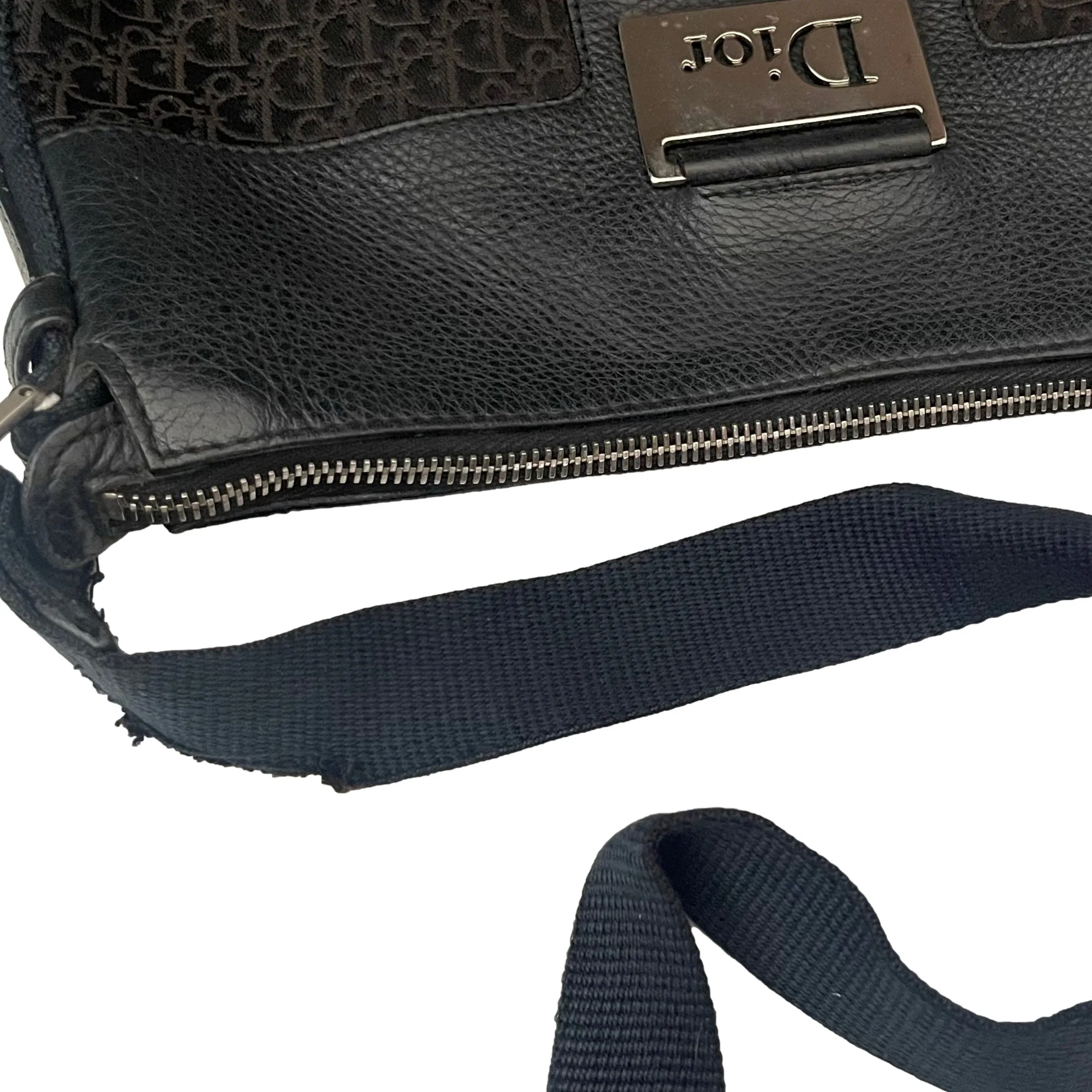 Dior Navy Monogram Crossbody Bag