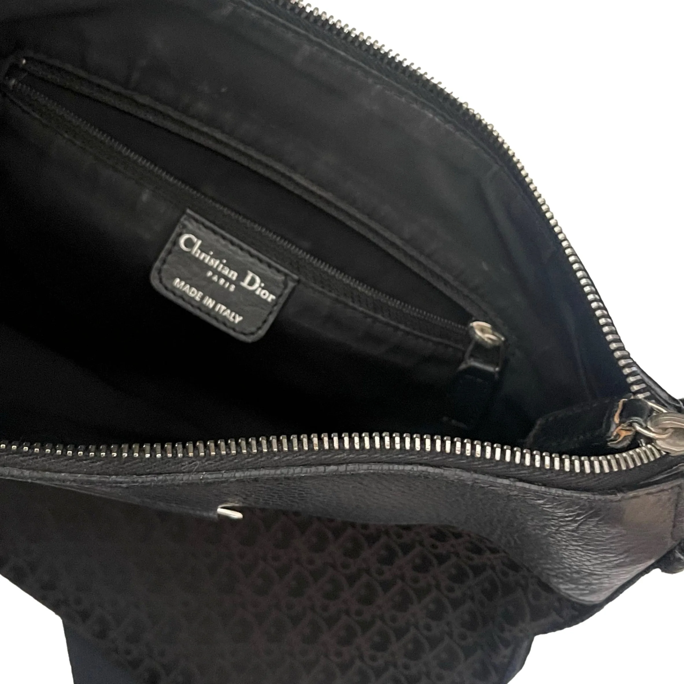 Dior Navy Monogram Crossbody Bag