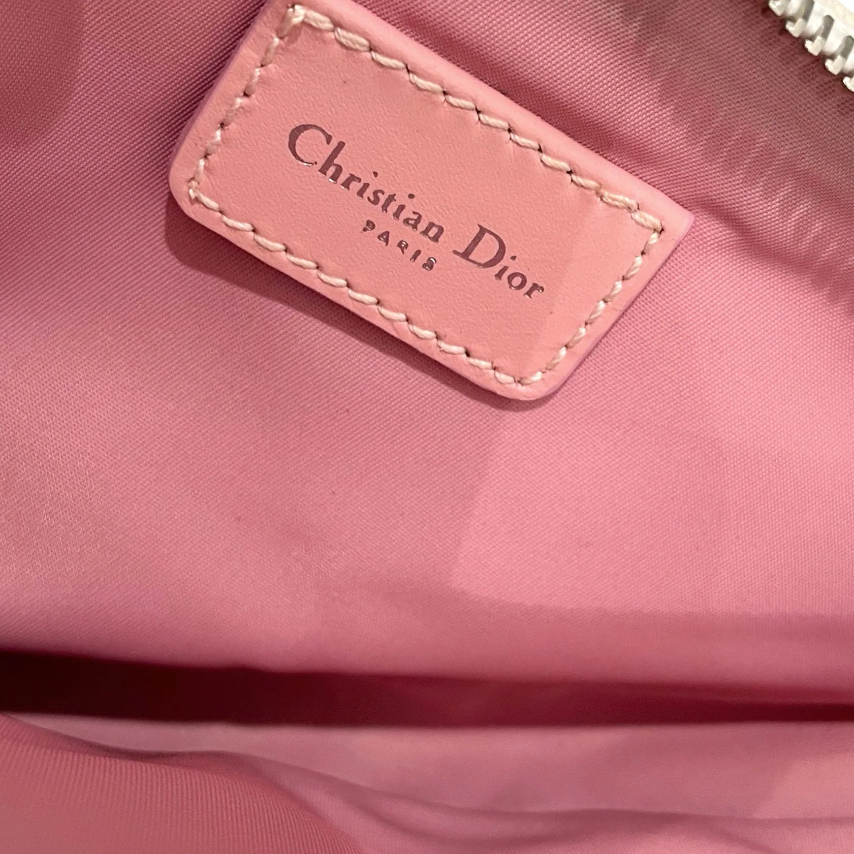 Dior Pink Floral Mini Saddle