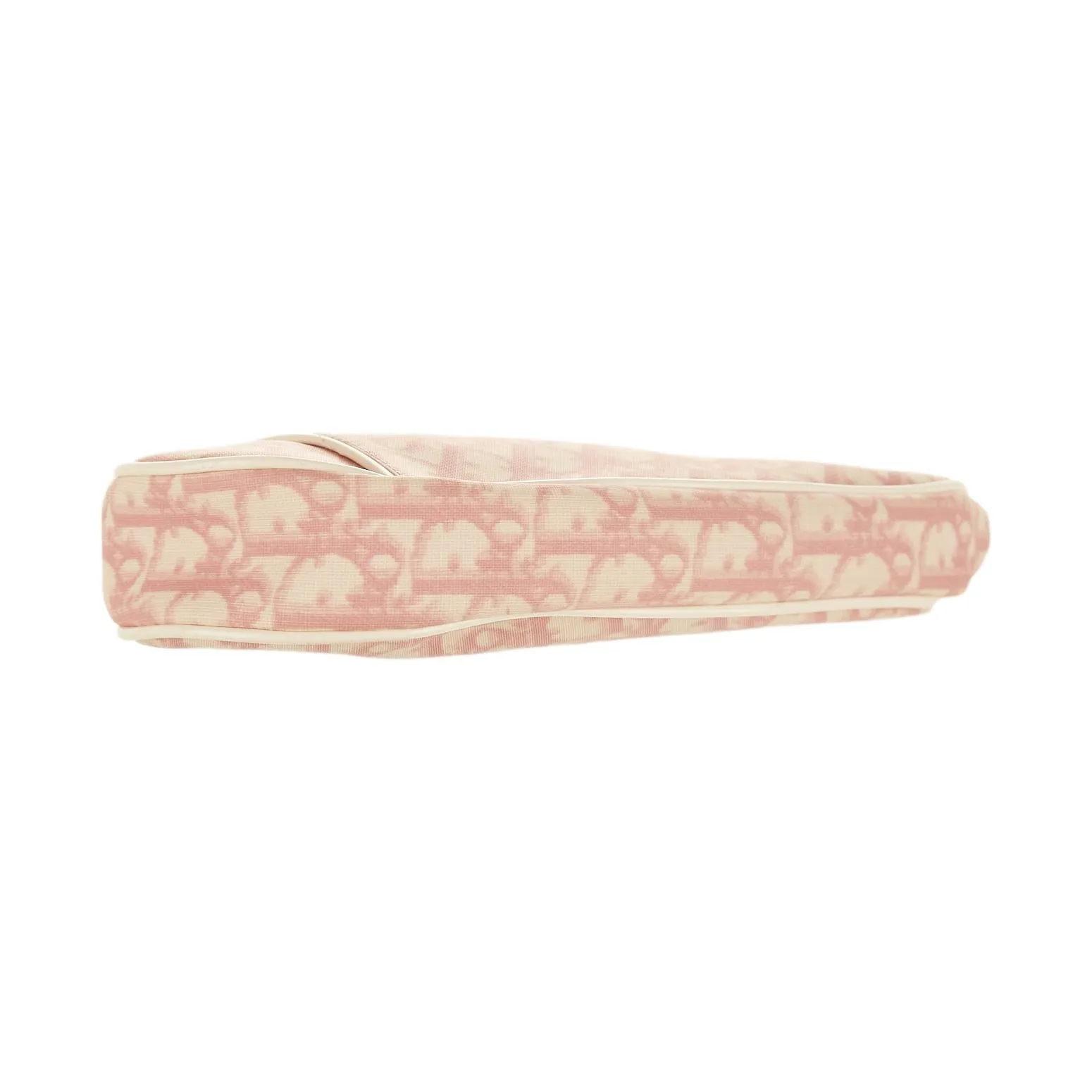 Dior Pink Logo Mini Saddle Bag