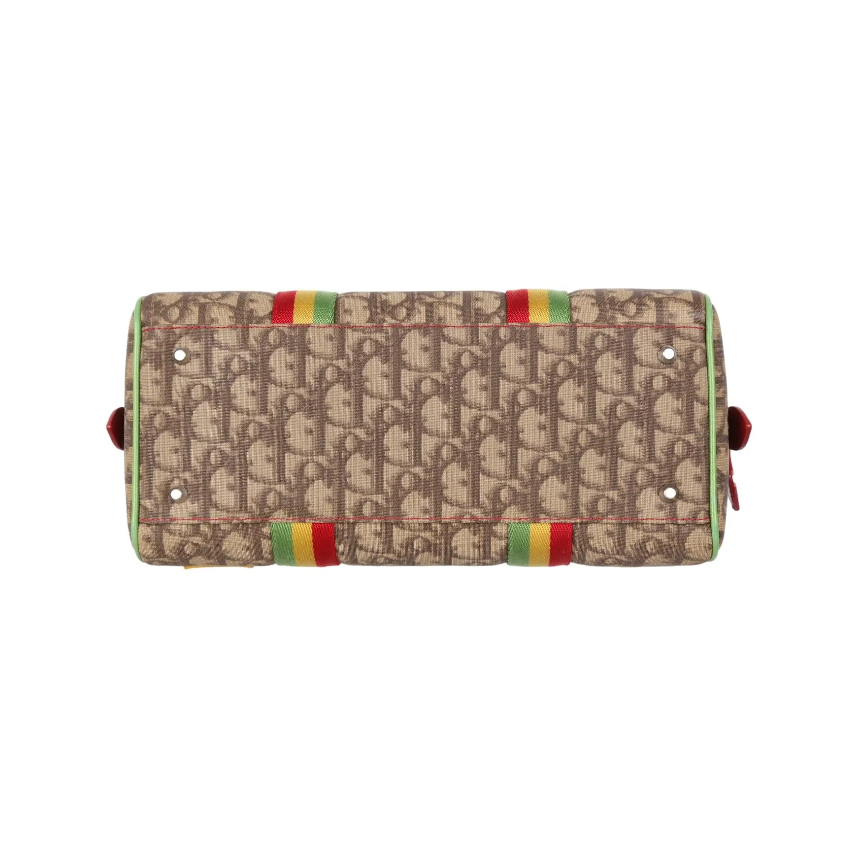 Dior Rasta Logo Boston Bag
