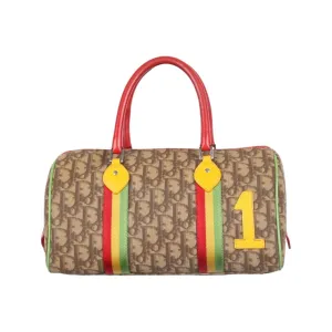 Dior Rasta Logo Boston Bag