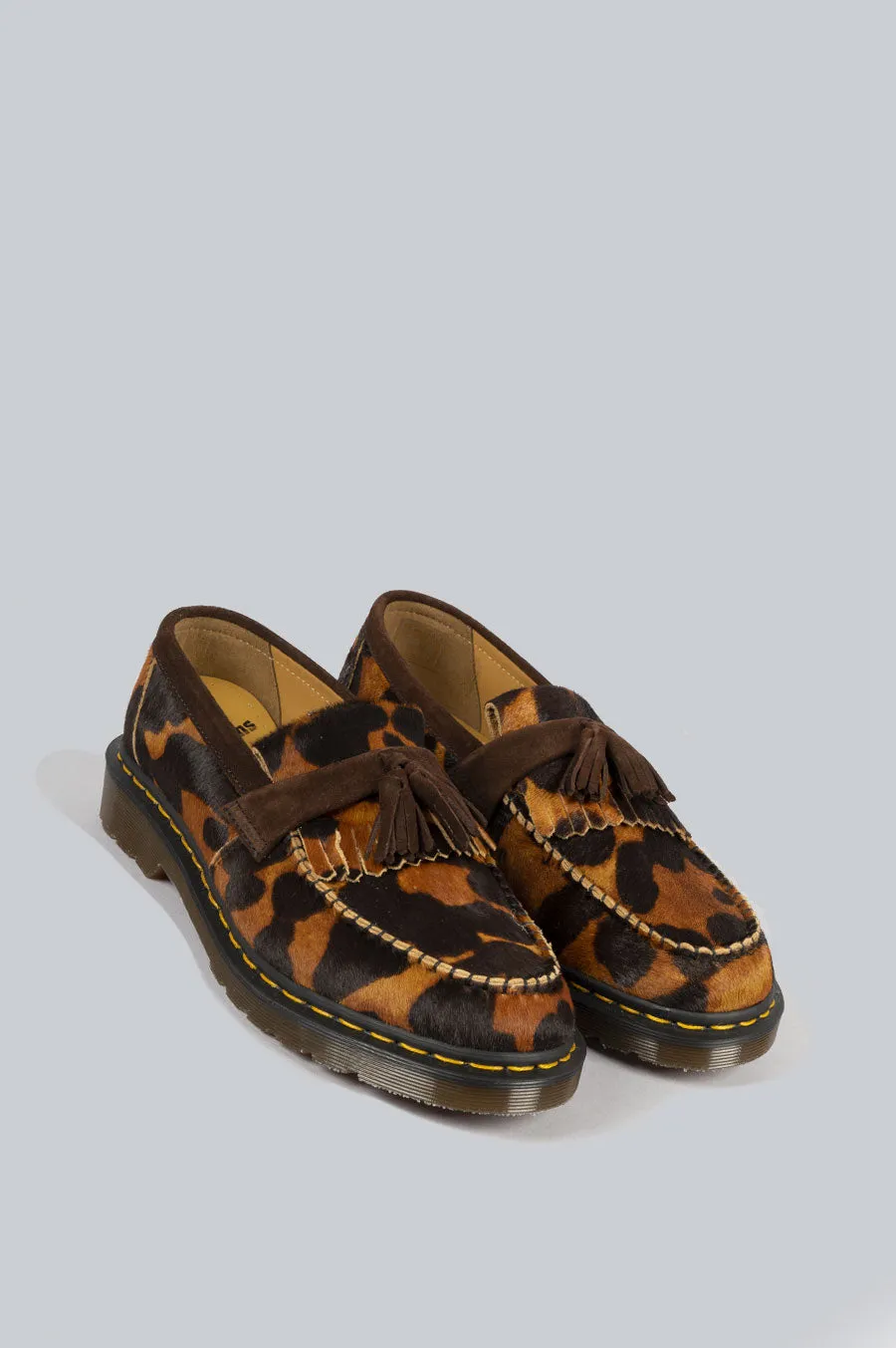 DR MARTENS ADRIAN LOAFER OCELOT DARK BROWN