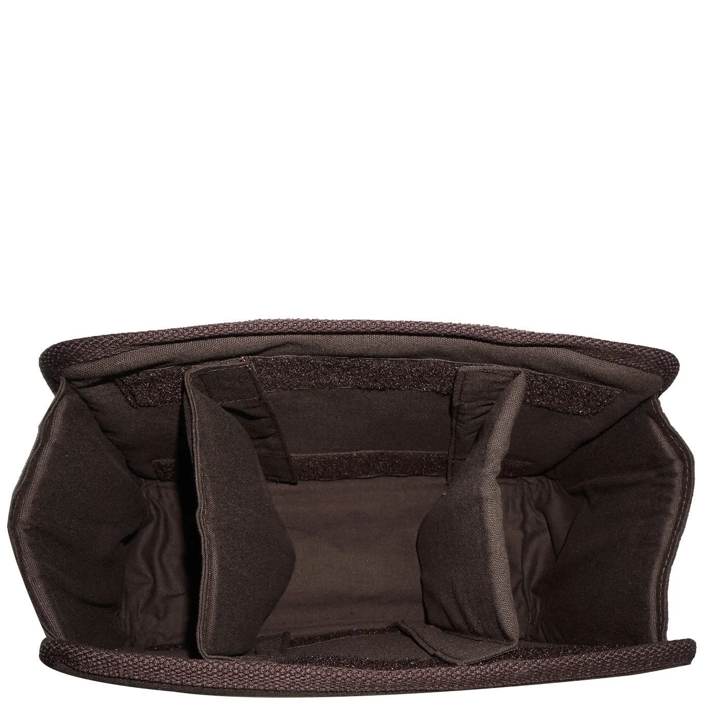 DR652 Genuine Leather Cross Body Camera Organiser Bag Brown