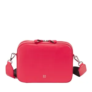 DUDU BRAKE BROW BAG SMALL IN LEATHER, BAG Room with detachable strap, compact elegant leather handbag