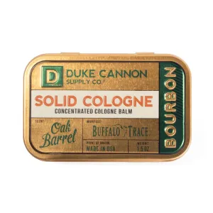 Duke Cannon Men's Solid Concentrated Cologne Balm - Buffalo Trace Bourbon Oak Barrel Scent - 1.5 oz