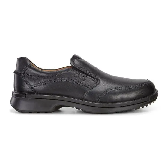 ECCO Men's 500114 Fusion II Black Leather Slip On Casual Shoe