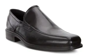 ECCO Men's 623514 Johannesburg Black Leather Bike Toe Slip On Dress Shoe