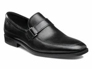 ECCO Men's 632554 Edinburgh Black Leather Slip-On Loafer