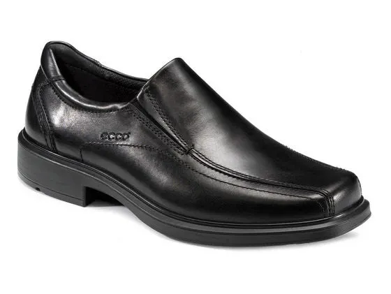 Ecco Men's Helsinki 50134 Black Leather Slip On Dress Shoe