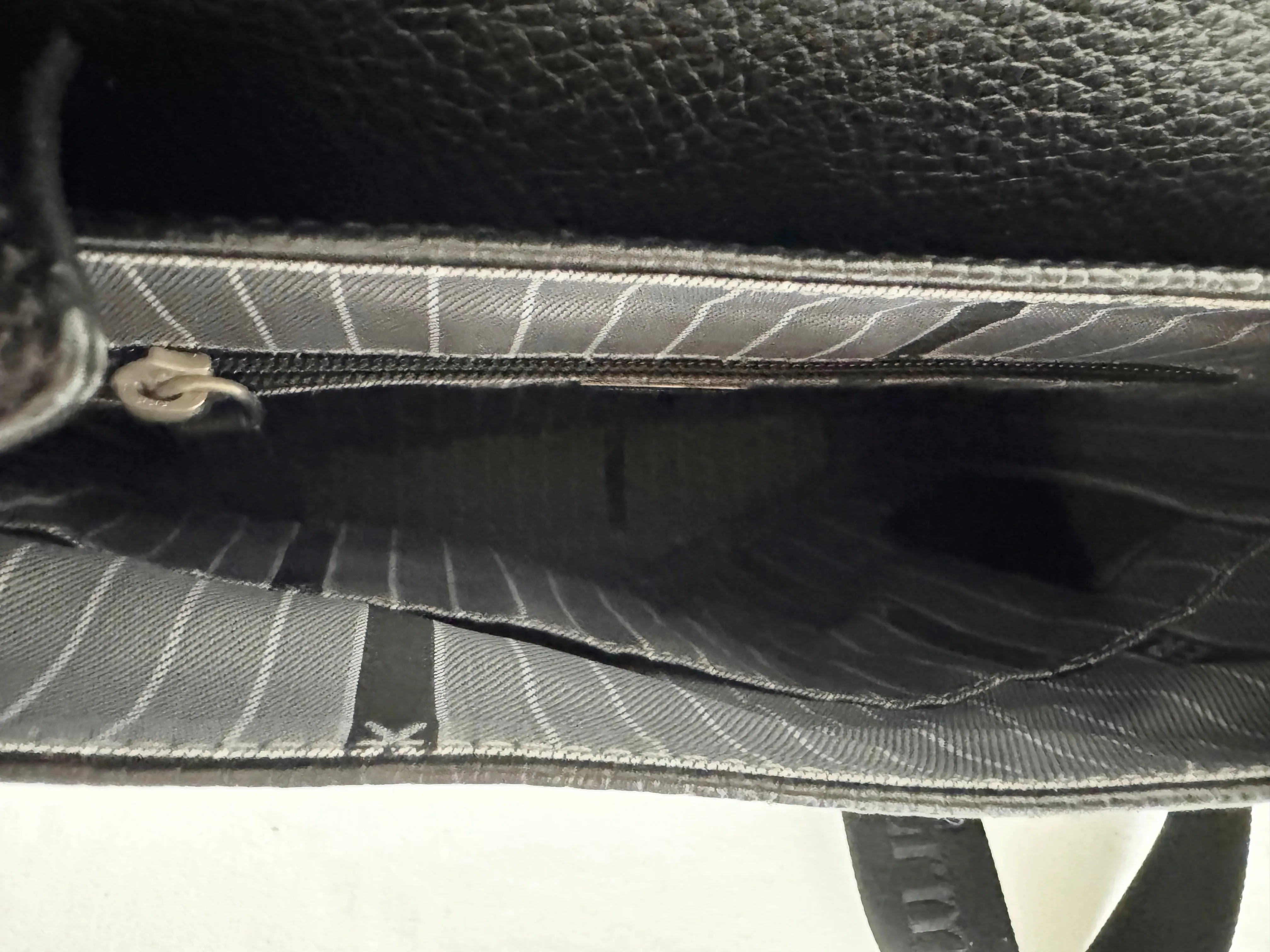 Ermenegildo Zegna Leather Messenger Bag