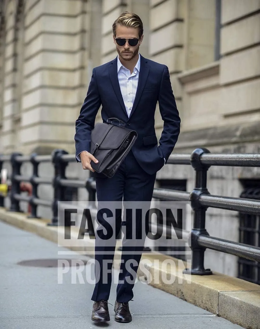 ESTARER Men's Leather Briefcase 15.6 Inch Laptop Messenger Bag Professional Leather Computer Work Bag