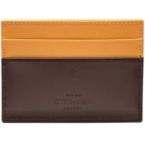 Ettinger Flat Credit Card Case Nut and Bridle Brown