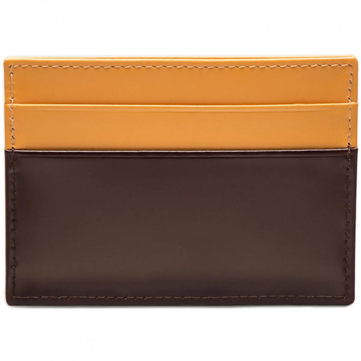 Ettinger Flat Credit Card Case Nut and Bridle Brown