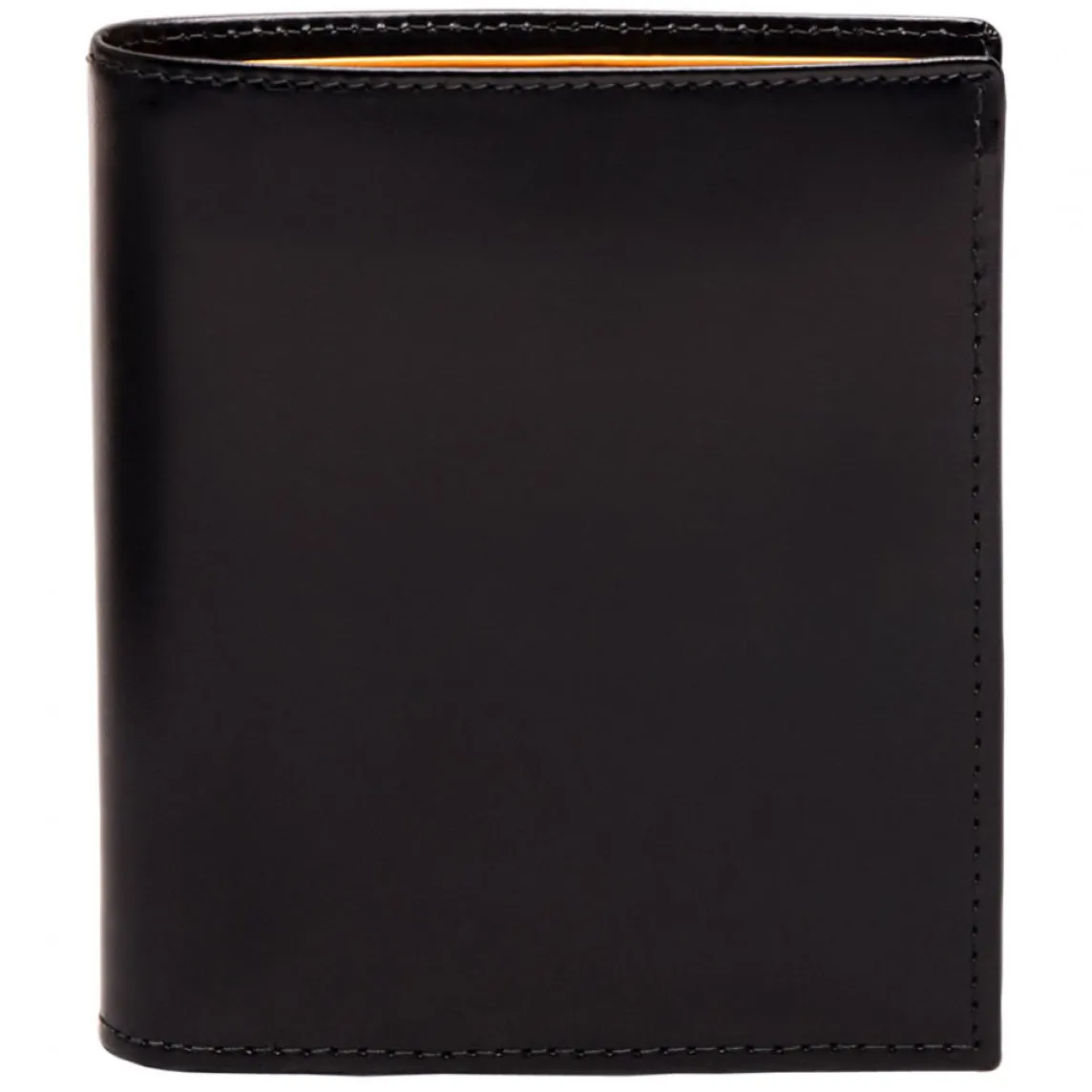 Ettinger Flat Mini Billfold Black and Bridle Tan