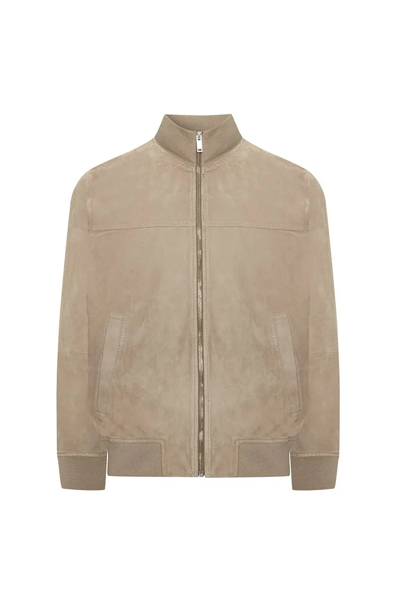 Fabian Men's Suede Leather Jacket - Vison