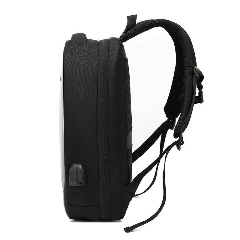 Fashion USB Charging Waterproof Multifunctional Password Lock Laptop Bag Shell Backpack